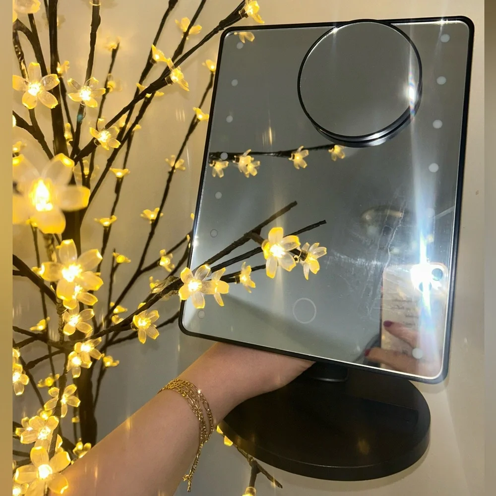 Light up vanity mirror
